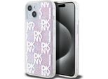 Dkny Dkhcp15Slcpepp Custodia Rigida Per Iphone 15 / 14 / 136.1 RóżOwy/Pink Liquid Glitter Multilogo