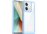 Custodia Outer Space Con Cornice In Gel Per Xiaomi Redmi Note 13 5G - Blu