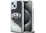 Dkny Dkhcp14Slbnaek Custodia Rigida Per Iphone 14 / 15 / 136.1 Czarny/Nero Liquid Glitter Big Logo