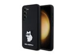 Karl Lagerfeld Klhcs24Ssmhcnpk S24 S921 Czarny/Black Hardcase Silicone Choupette Metal Pin