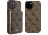 Zestaw Guess Gubpm5P15S4Gemgw Custodia Rigida Per Iphone15 6.1 + Powerbank 5000Mah Magsafe BrąZowy/Brown 4G Metal Logo