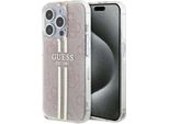 Guess Guhcp14Xh4Psegp Iphone 14 Pro Max 6.7 RóżOwy/Rosa Custodia Rigida Iml 4G Gold Stripe