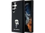 Karl Lagerfeld Klhcs23Lsmhknpk S23 Ultra S918 Czarny/Nero Silicone Ikonik Metallo Pin