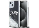 Dkny Dkhcp15Slbnaek Custodia Rigida Per Iphone 15 / 14 / 136,1 Czarny/Nero Liquid Glitter Big Logo