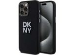 Dkny Dkhcp15Lsmcbsk Iphone 15 Pro6.1 Czarny/Nero Custodia Rigida In Silicone Liquido Metallo Logo