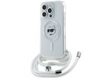 Karl Lagerfeld Klhmp14Xhcchnt Custodia Rigida Per Iphone 14 Pro Max 6.7 Trasparente Iml Choupette Head & Cord Magsafe