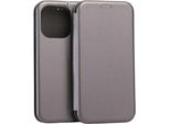 Beline Book Custodia Magnetica Per Iphone 15 Pro Max 6,7" Acciaio/Acciaio Custodia Protettiva"