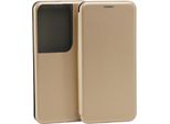 Beline Custodia Libro Magnetico Oppo Reno8 Pro Oro/Oro Copertura Protettiva