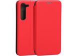 Beline Custodia Libro Magnetico Samsung S23 S911 Rosso/Copertura Protettiva Rossa