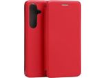 Beline Custodia Libro Magnetico Samsung S24 S921 Rosso/Copertura Protettiva Rossa
