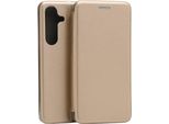 Beline Custodia Libro Magnetico Samsung S24 S921 Oro/Oro Copertura Protettiva