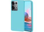 Custodia Beline Candy Per Oppo Reno 8 Pro Blu/Copertura Protettiva Blu