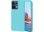 Custodia Beline Candy Per Oppo Reno 8 Blu/Copertura Protettiva Blu