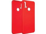 Custodia In Silicone Beline Per Motorola Moto E40 Rosso / Rosso Custodia Protettiva