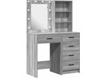 Syfax™ Tavolo Da Trucco Con Cassetto 2 Pcs Grigio 50 X 41 X 135 Cm