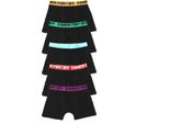 Floso - Boxer Da Ragazzo "Gamer For Life"", Misto Cotone TC462 (158-164) (Giallo Neon/Verde/Rosso/Blu/Viola)"