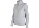 4F - Felpa "H4L22 BLD351"" Con Zip Integrale Da Donna MR1259 (M) (Grigio Chiaro Screziato)"