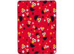 Sesame Street - Coperta, Pile TC585 (150 Cm X 100 Cm) (Rosso/Nero/Bianco)