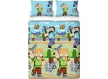 Minecraft - Biancheria Da Letto Reversibile "Adventures"" TC180 (Letto Matrimoniale) (Colorato)"