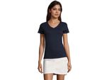 Sols - T-Shirt "Imperial"" Con Scollo A V Da Donna LT1769 (S) (Blu Scuro)"