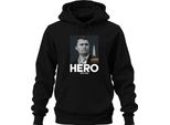 Charlie Kirk Eroe Riposa In Pace Consigliere Repubblicano Presidente Felpa Con Cappuccio Unisex, Nero, L