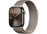 Apple Watch Series 10 Gps + Cellular 42 Mm Cassa In Titanio Naturale Con Banda Milanese Naturale (MWXF3QF/A)