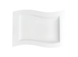 Villeroy & Boch 1025252699 Piatto Da Portata Porcellana Bianco Rettangolare Sottopiatto
