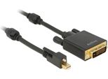 Delock 85637 Delock Displayport Kabel Mini Dp 1.2 > DVI(24+1) St/St 5.00M