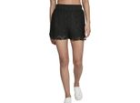 Urban Classics Donna - Pantaloncini Laces Schwarz - M