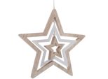 Mobile Decorativo In Legno - Motivo: Stella / 36 Cm - Figura Decorativa Stelle Da Appendere Stella In Legno Da Appendere Decorazione Decorazione