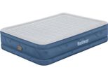 Letto Ad Aria Bestway Fortech Snugable Top Con Pompa Elettrica Integrata Doppio Xl/Mid 203 X 152 X 46 Cm