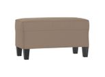 Vidaxl Panca Taupe 70X35X41 Cm In Tessuto Microfibra