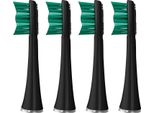 Sencor Sox 004BK Testina Di Ricambio, Compatibile Con Gli Spazzolini Sencor Soc 1X, Soc 2X E Soc 3X, 4 Pezzi In 1 Confezione