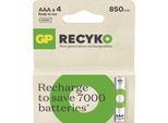 Gp Baterie Gp NabíJecí Bat.Recyko 850 Aaa (Hr03)-4Ks