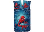 Marvel Spiderman, Biancheria Da Letto Per Bambini, Biancheria Da Letto Per Bambini, Spiderman In Action, Piumino 100 X 135 + Cuscino 40 X 60 Cm 100% Cotone