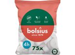 Bolsius Tea Lights/Tealights - 4 Ore - 75 Pezzi