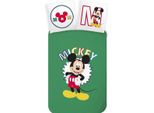 Disney Mickey Mouse, Biancheria Da Letto Per Bambini, Biancheria Da Letto Per Bambini, Mickey, Piumino 100 X 135 + Cuscino 40 X 60 Cm 100% Cotone