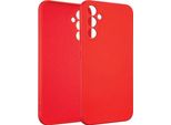 Beline Custodia In Silicone Samsung A54 5G A546 Rosso/Copertura Protettiva Rossa