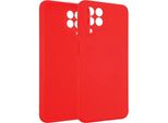 Beline Custodia In Silicone Samsung M33 5G M336 Rosso/Copertura Protettiva Rossa