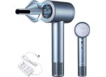 Asciugacapelli Cordless Ionico, Asciugacapelli Con Motore Da 110.000 Giri Al Minuto, Asciugacapelli Ricaricabile Con 4 Modalità Di Ricarica E Ugello Magnetico, Asciugacapelli Da Viaggio Per Donne, Bambini, All'aperto
