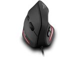 Mouse Ergonomico Verticale Zelotes, Computer 3200 Dpi, 6 Pulsanti, Cavo Ottico Per Mouse Usb - Laptop, Desktop, Mac, Nero
