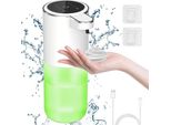 Cuteefun Distributore Automatico Di Schiuma Di Sapone, Indicatore Di Potenza, Sensore Di Erogazione Elettrico Da 400 Ml, Volume Del Liquido Regolabile Su 4 Livelli, Ricaricabile