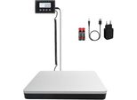 Bilancia Per Pacchi, Bilancia Digitale Per Spedizioni 200Kg/10G, Bilancia Postale In Acciaio Inox Ad Alte Prestazioni Con Hold &Tare, Bilancia A Valigetta Montata A Muro Con Display Lcd