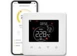 Moes Termostato Intelligente Per Il Riscaldamento A Pavimento Dell'acqua, Termostato Ambiente Per Il Riscaldamento A Pavimento Wlan Programmabile Compatibile Con Alexa/Google Home, Smart Life/Tuya