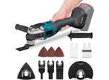 Batteria Utensile Multifunzione Batteria Makita 18 V, Multiutensile, Utensile Oscillante Senza Spazzole, 6 Velocità 5000-20000 Giri/Min, Angolo Di Oscillazione 3 °,