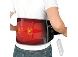 Comfytemp Cintura Di Calore Vibrazione Massaggio Schiena 25 Wh Batteria, 155 X 20 Cm Fascia Massaggiante Wireless Regolabile