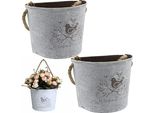 Fioriera Cesto Appeso Vasi Da Parete Vaso Semicircolare Interno-Esterno Decorazione Cortile Giardino Erbe Succulente Muro, Confezione