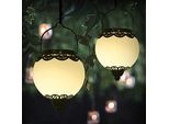Lanterna Solare Da Appendere All'aperto, 2 Pezzi Palla Lanterna Solare IP65 Impermeabile, Bonsery Lampade Solari Giardino Sentiero Balcone Veranda Decorazione Muro Originale