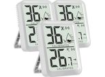 Ayayaboss Pack 3 Termometro Da Interno, Misuratore Di Umidità In Temperatura Interna, Termometro Digitale, Igrometro, Termoigrometro-Camera Del Bambino, Vita, Vivere