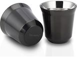 Easyworkz Tazze Da Espresso In Acciaio Inox A Doppia Parete Isolate Demitasse Set 2 Resistente Al Calore 150 Ml